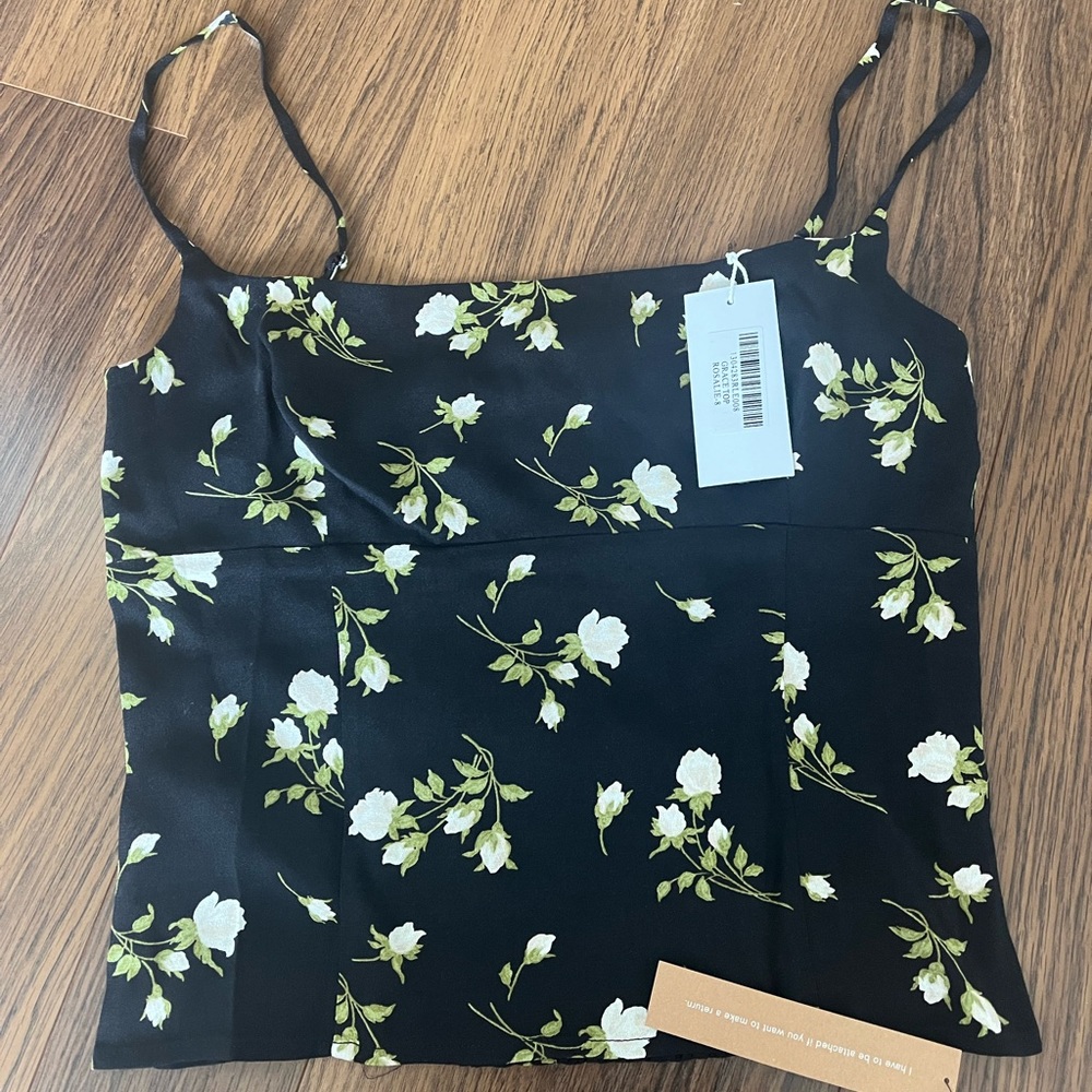 Reformation Grace top in Rosalie